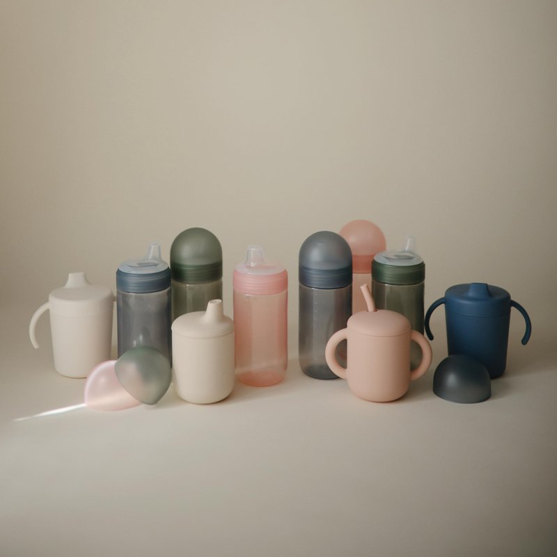 mushie Soft Spout Sippy Cup 10 fl oz | 6 Months+ (Tradewinds)