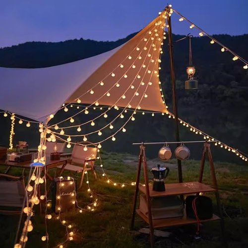FATONESA Globe String Lights, 32.8 FT 80 LED USB Powered Waterproof Timer 8 Modes Fairy String Lights with Remote for Bedroom Christmas Party Patio Garden Indoor Wedding Decor, Warm White, 10M