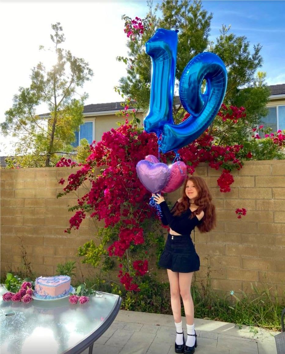 Jumbo Navy Blue Number 1 Balloon - 40 Inch Mylar Foil for 1st Birthday Party & Celebrations