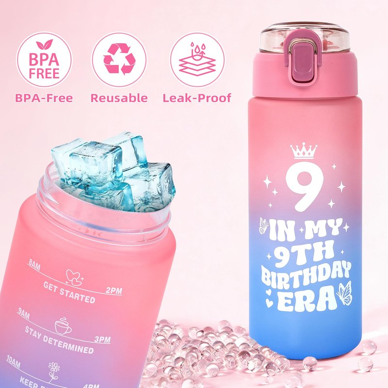 MIRTHIA 9 Year Old Gifts for Girls - 6-in-1 9th Birthday Gifts for Girls Birthday Gift for 9 Year Olds Girl Present for 9 Years Olds Girl Presents Age 9 for Sister Daughter Niece Granddaughter