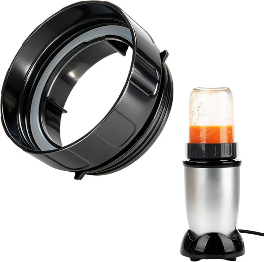 Magic Bullet Blender Adapter - Blend Directly in Wide-Mouth Mason Jar | Replace Plastic Cup Accessory