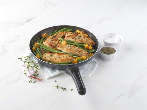 GoodCook Nonstick Sauté Pan, 10 Inch, Black