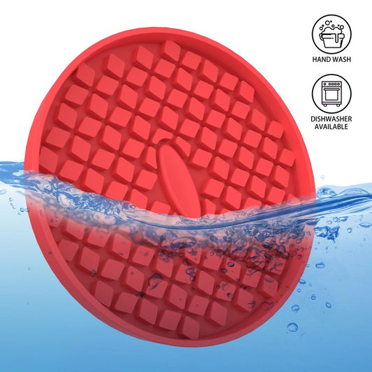 ME.FAN Car Cup Holder Coasters [4 Pack] Silicone Auto Mug Mats,Universal Non-Slip Recessed Car Interior Accessories Red