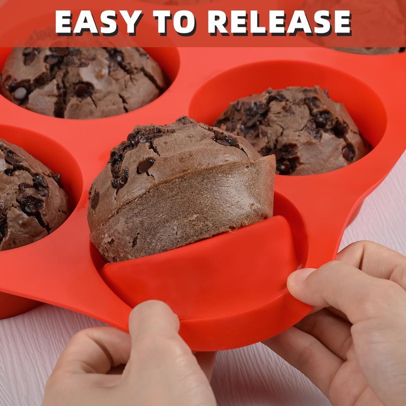 CAKETIME Silicone Mini Muffin Pan 3 Pack 24 Cups Nonstick Mini Cupcake Pan for Baking Muffins Cupcakes Egg Bites Fat Bombs