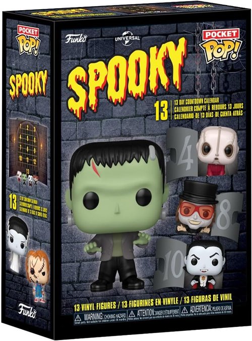 Funko Pop! Pocket Pop Countdown Calendar - 13-Day Spooky Countdown Adventure