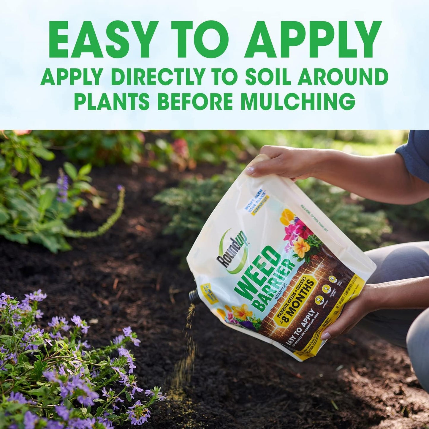 Roundup Weed Barrier Granules - Effective Weed Prevention Solution | 5.37 lbs.