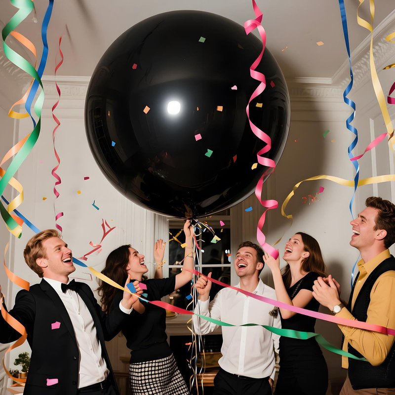 LEEZZIZZ Red Giant Balloons 36 Inch, Large Latex Balloons, 9 Pcs Jumbo Balloons Bluk for Kid's Party Wedding Birthday Supply Decorations.