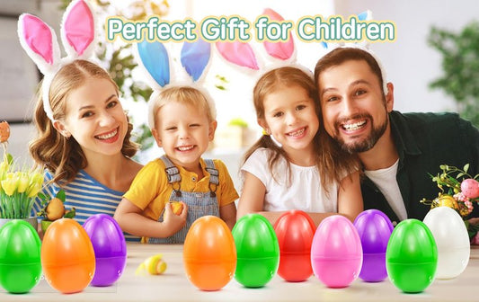 Milaloko Easter Eggs Bulk Party Favors for Kids for Easter Egg Hunting Game Party ,2.36" Inch (12 Pack) Fillable Easter Eggs