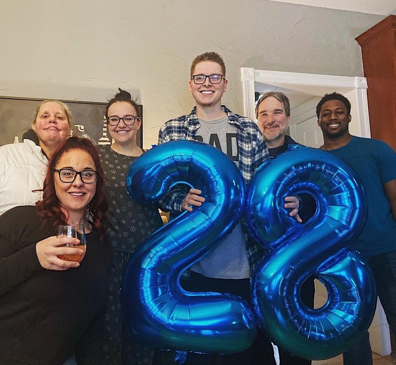 Metallic Blue Number 2 Balloon 40 Inch, 2 Balloon Number, 2nd Birthday Decorations for Baby Girls Boys Toddlers
