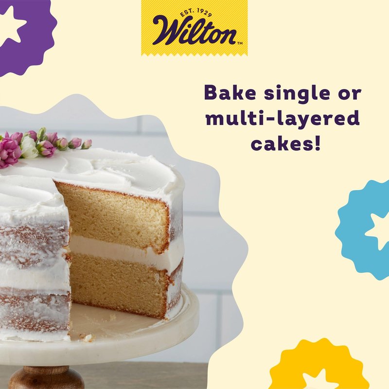 Wilton Performance Pans Aluminum Round Cake Pan, 9 x 2 in., Pack of 2