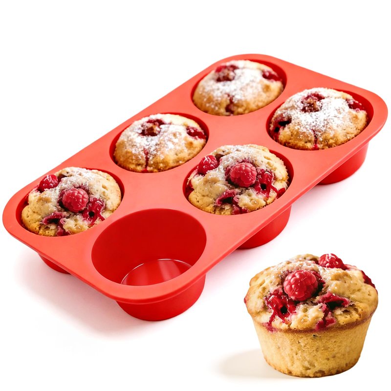 CAKETIME Silicone Mini Muffin Pan 3 Pack 24 Cups Nonstick Mini Cupcake Pan for Baking Muffins Cupcakes Egg Bites Fat Bombs