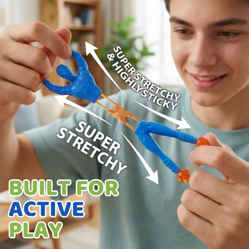 JOHOUSE Sticky Wall Climbers Toy, Pack of 24 Climbing Men, Classic 90s Nostalgic Toy, Goodie Treat Bag Stuffers & Party Favors for Kids & Adults, Classroom School Exchange Prize