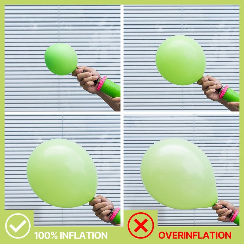 PartyWoo Lime Green Balloons 50 pcs 5 Inch Small Mini Neon Yellowish Light Green Latex Balloons for Graduation Halloween Safari Summer Weddings Baby Showers Birthday Party Decorations Green-Y6