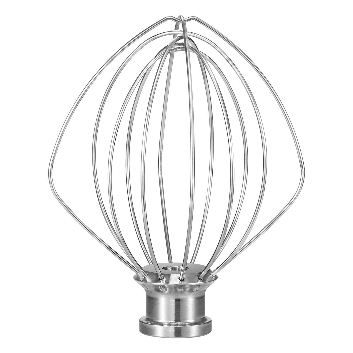 K45WW Dishwasher Safe Whisk Attachment Fits 4.5 Quart and 5 QT KitchenAid Tilt-Head Stand Mixer Stainless Steel 6 Wires Whip for Egg Heavy Cream Beater, Cakes Mayonnaise