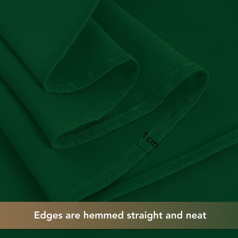 sancua Tablecloths for 6 Foot Rectangle Tables, 8 Pack - Washable Polyester Fabric Table Cloth for Chirstmas Party, Birthday, Banquet Reception, 54x108 Inch Hunter Green