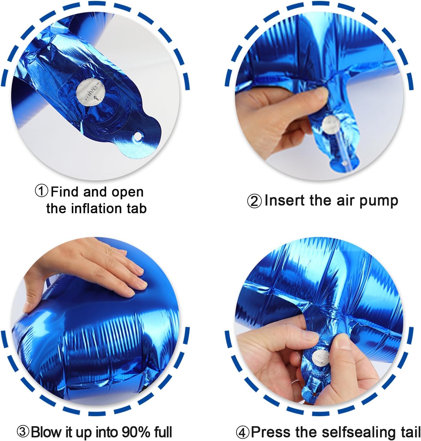 Jumbo Navy Blue Number 1 Balloon - 40 Inch Mylar Foil for 1st Birthday Party & Celebrations