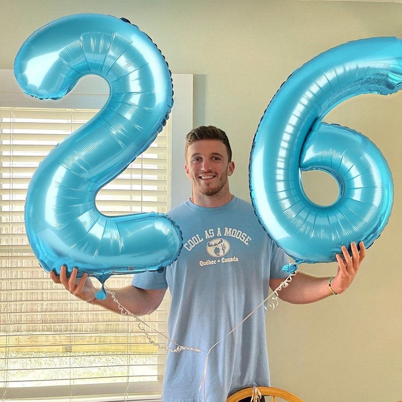 Pearlescent Blue Number 11 Balloon 40 inch, 11 Number Balloons, 11th Birthday Decorations for Girls Boys, 11 Year Old Pearlescent Blue Party Supplies