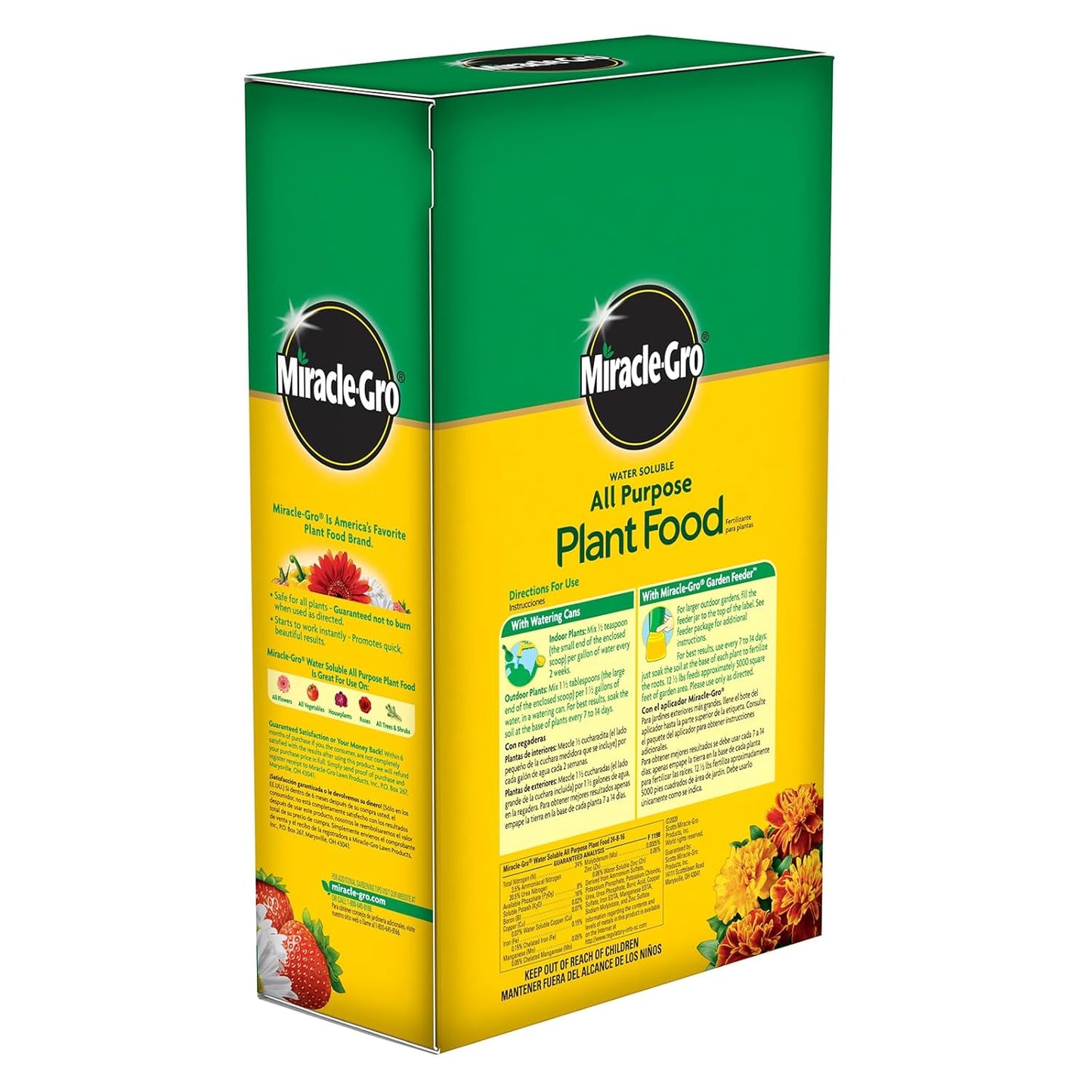 Miracle-Gro Water Soluble All Purpose Plant Food - Fertilizer for Indoor & Outdoor Plants | 12.5 lbs