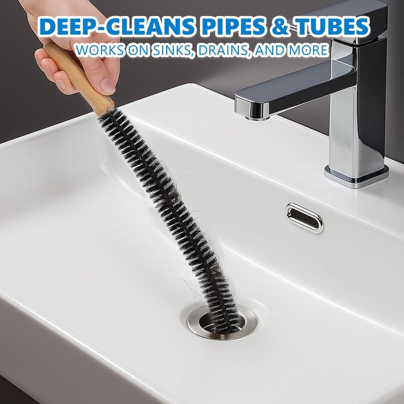 Rejarr Full-Bristle Dryer Vent Cleaner Brush, Dryer Lint Brush and Lint Removal Tool for Trap and Duct, 27.95 Inches, Flexible for Deep Cleaning to Remove Pet Hair & Lint and Improve Efficiency