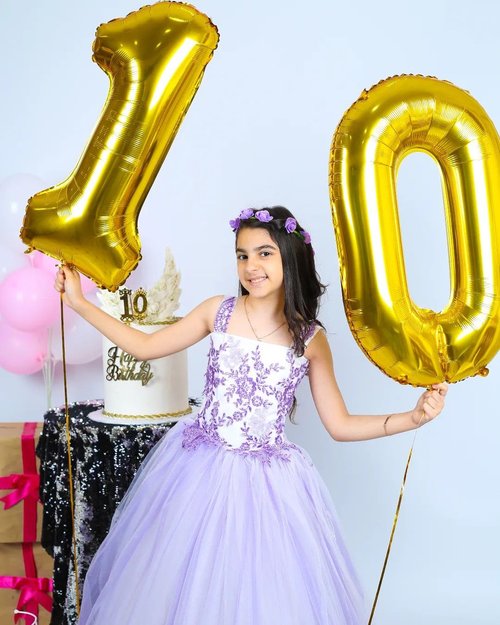 Gold Number 10 Balloon 40 inch, 10 Number Balloons, 10th Gold Birthday Decorations, 10 Year Old Girls Boys Golden Party Supplies