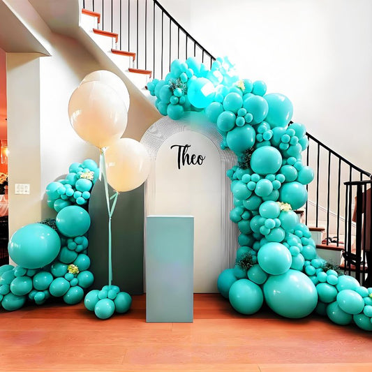 Teal Balloons 12 inch, Turquoise Latex Balloons 50pcs Party Balloons for Birthday Wedding Baby Shower Gender Reveal Bridal Birthday Party Decorations