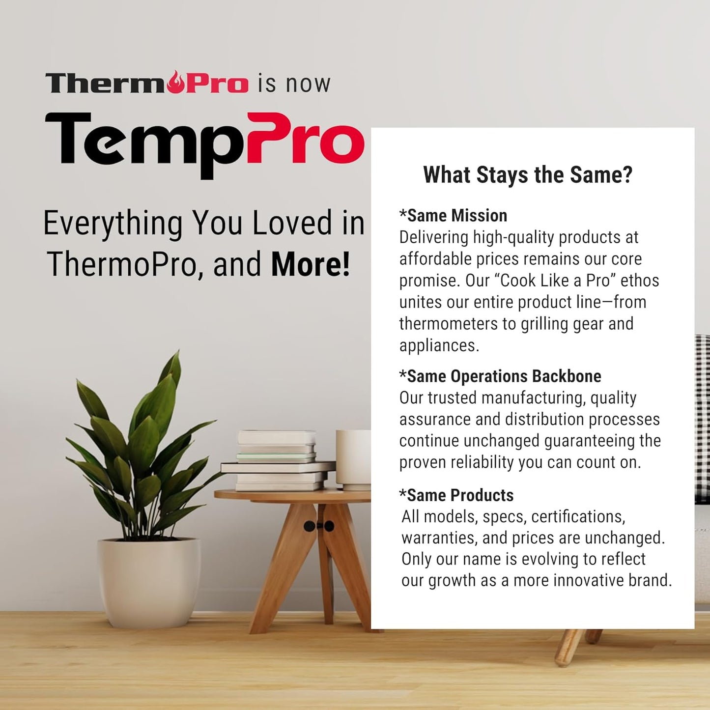 TempPro TP53 Digital Hygrometer - Indoor Thermometer with Comfort Indicator & Backlit Display | Max Min Records
