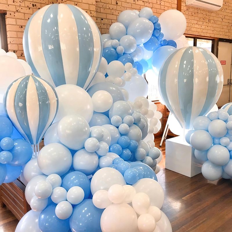 PartyWoo Blue Balloons 100pcs 12 Inch Latex Helium Balloons for Birthday Gender Reveal Wedding Anniversary Baby Shower Graduation Bachelorette Beach Dog Retirement Party Decorations Blue-Y4