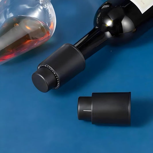 Smaiasl 2 Pack Wine Stoppers,Reusable Wine Bottle Stoppers,Vacuum Wine Preserver With Time Scale, Keep Your Wine Fresh,The Perfect Choice For Wine Lovers.