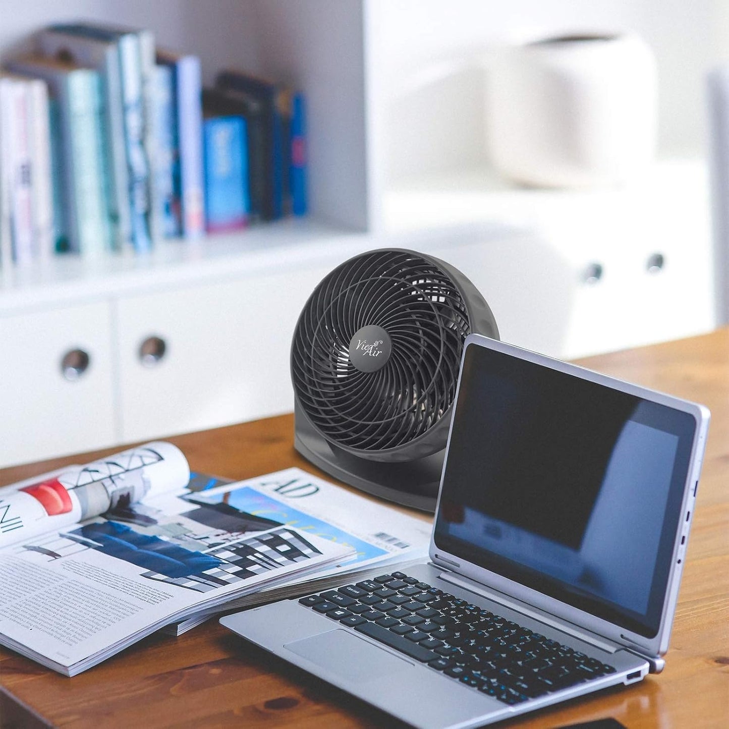 Vie Air High Velocity Floor Fan - Powerful Air Circulation for Ultimate Comfort | Quiet Operation