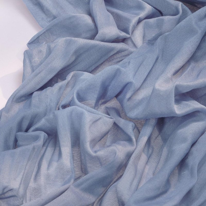 Socomi Dusty Blue Summer Cheesecloth Table Runner Boho Rustic Gauze 120 inch 10FT Cheese Cloth Sheer Runner for Wedding Party Baby Shower Birthday Home Decor Holiday Decorations