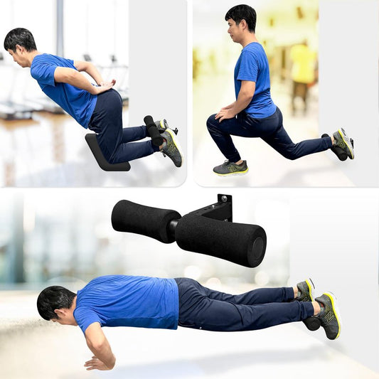 XonyiCos Wall Mount Sit Up Bar - LAT Pulldown Machines and Nordic Strap for Bench -Versatile Workout Tool for Nordic Curls Spanish Squats Core Twists,Enhance Your Core Strength and Leg Curls