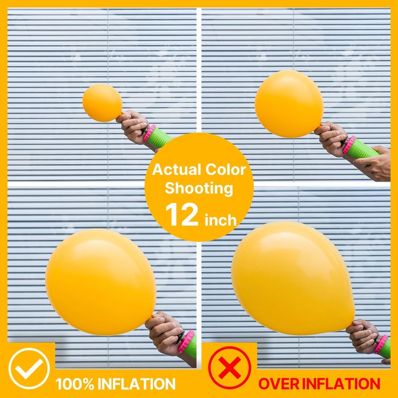 PartyWoo Mustard Yellow Balloons 100pcs Different Sizes of 36 18 12 10 5 Inch Yellow Fall Balloon Arch Kit for Birthday Engagement Baby Shower Bee Sunflower Little Cutie Party Decorations Yellow-Y10