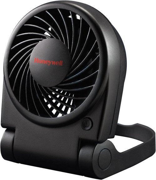 Honeywell HTF090B Turbo Personal Fan - Compact Black Portable Fan for Travel & Outdoor Use