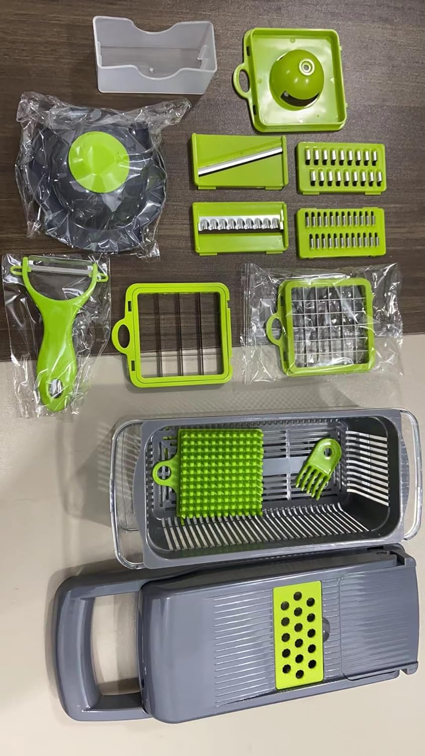 AHA Lifestyles 16-in-1 Vegetable Chopper | Versatile Slicer & Spiralizer for Quick Meal Prep