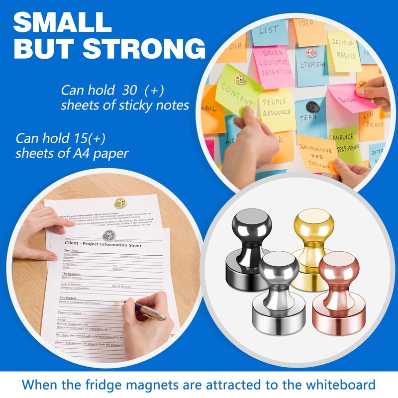 LOVIMAG Fridge Magnets 25Pcs Refrigerator Whiteboard Small Strong Magnet Classroom Kitchen Accessories Decorative Locker Set Decor Must Haves Office Calendar Refrigerador Magnetic Cute Crafts