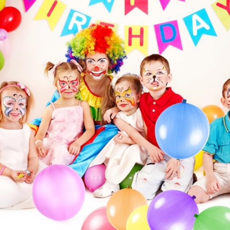 Punch Balloons 26Pcs, Colorful Punching Balloons Heavy Duty, Bounce Balloon with Rubber Band Handle for Ourdoor Games Birthday Party