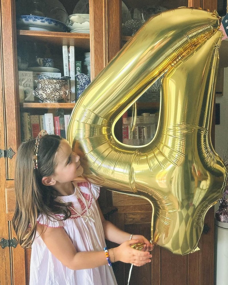 Champagne Gold 3 Balloon, Number Balloons 40 Inch, Light Gold 3rd Birthday Decorations for Kids Girls Women Party Supplies for Party Decorations, Number 3 Balloon