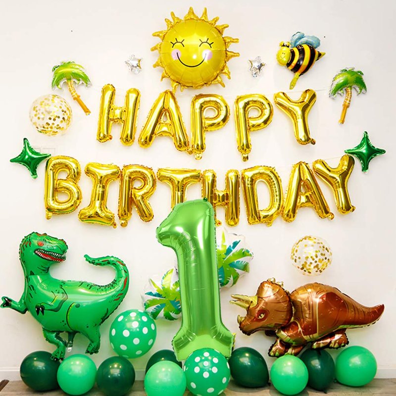 TONIFUL 40 Inch Large Green Numbers Balloons 0-9, Number 1 Digital 1 Helium Foil Mylar Big Number Balloons for 2026 Graduation New Year Eve Birthday Party Anniversary Supplies Decorations