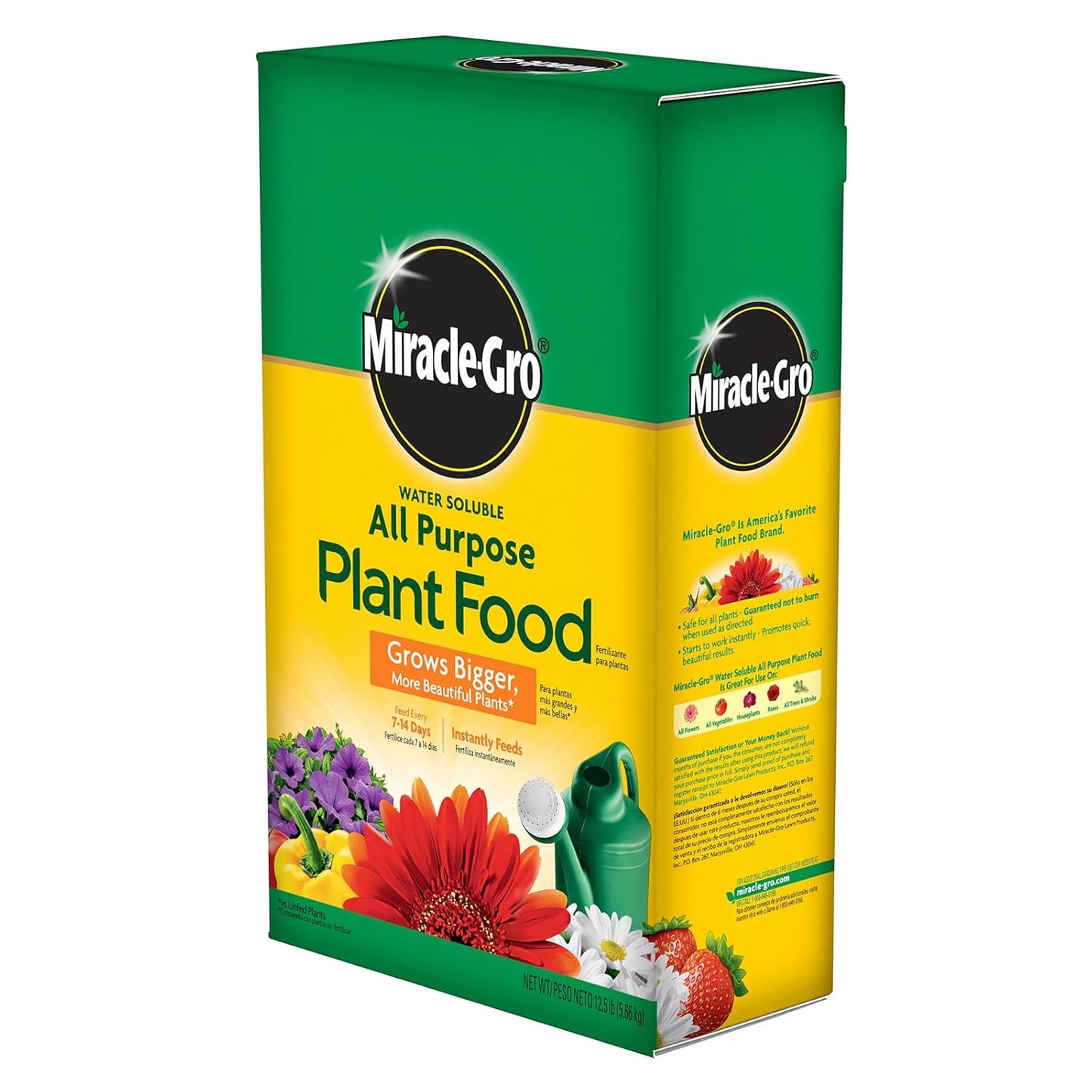 Miracle-Gro Water Soluble All Purpose Plant Food - Fertilizer for Indoor & Outdoor Plants | 12.5 lbs