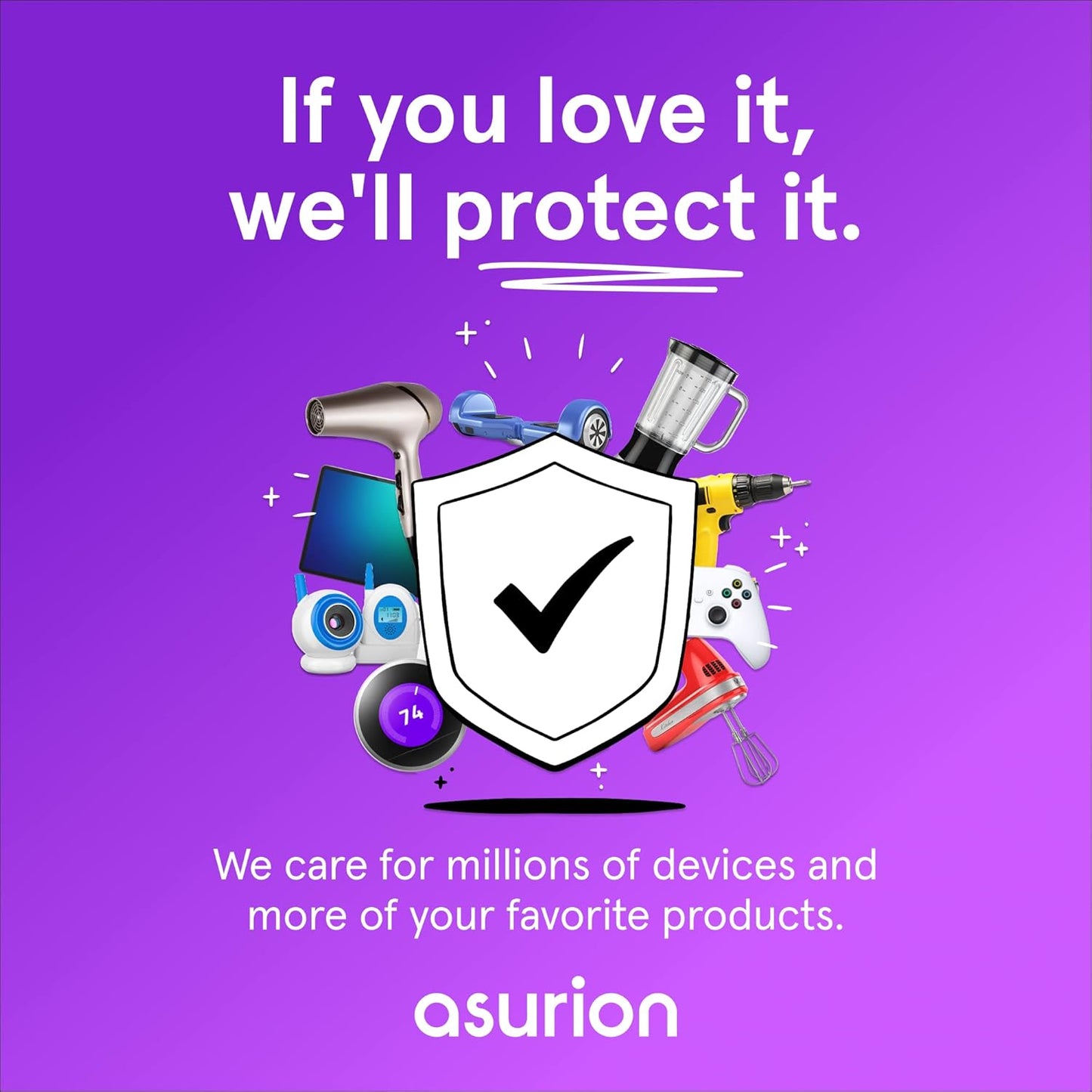 ASURION 4-Year Housewares Protection Plan - Comprehensive Coverage for Items Priced $60-$69.99
