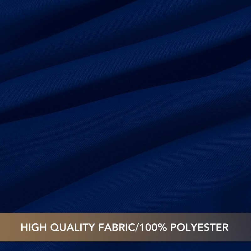 sancua Navy Blue Tablecloths for 6 Foot Rectangle Tables, 8 Pack - Washable Polyester Fabric Table Cloth for Wedding Party, Birthday, Banquet Reception, 54x108 Inch
