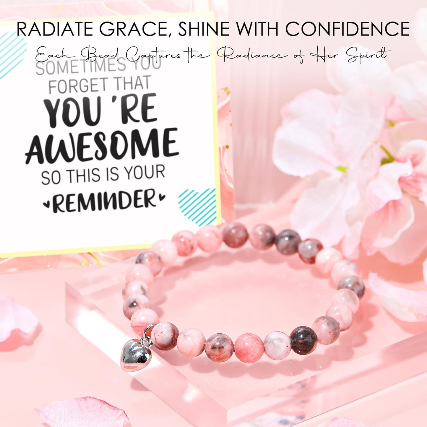 Regine Switzerland Birthday Gift Basket - Unique Pink Gift Box Set for Women | Perfect for Friends, Mom, Sister, and More