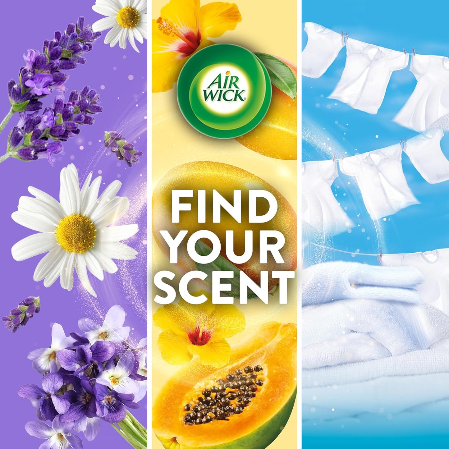 Air Wick Plug-In Scented Oil Refill - Fresh Linen Air Freshener | Eco-Friendly 10ct Pack
