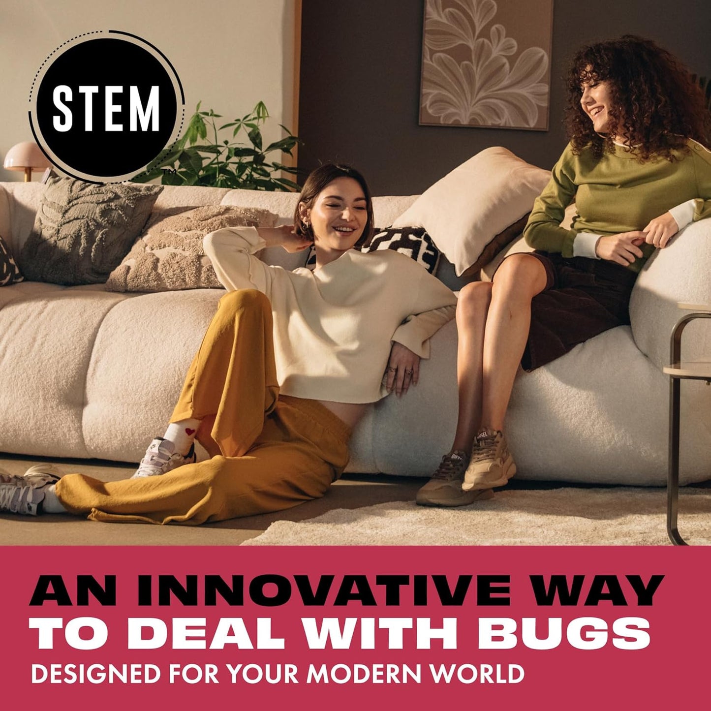 STEM Bug Spray - Plant-Based Insecticide for Ants, Roaches & Flies | 12 fl oz (Indoor & Outdoor Use)