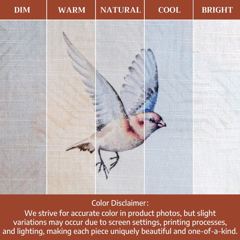 Maison d' Hermine Table Cloth Rectangle Table 100% Cotton 70 x 90 Inches Tablecloth Reusable Decorative for Dining Kitchen Room Farmhouse Home Gifts for Mothers Day Spring Summer - Flying Birds