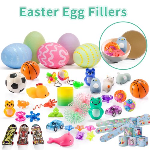 Claw Machine Prizes Refill for Kids, Party Favors Toy for Boy Girl 3-8 8-12, Fidget Toys Bulk, Easter Egg Fillers, Pinata Stocking Stuffer, Classroom Treasure Box Prize, Goodie Bags Gift for Boys Girl