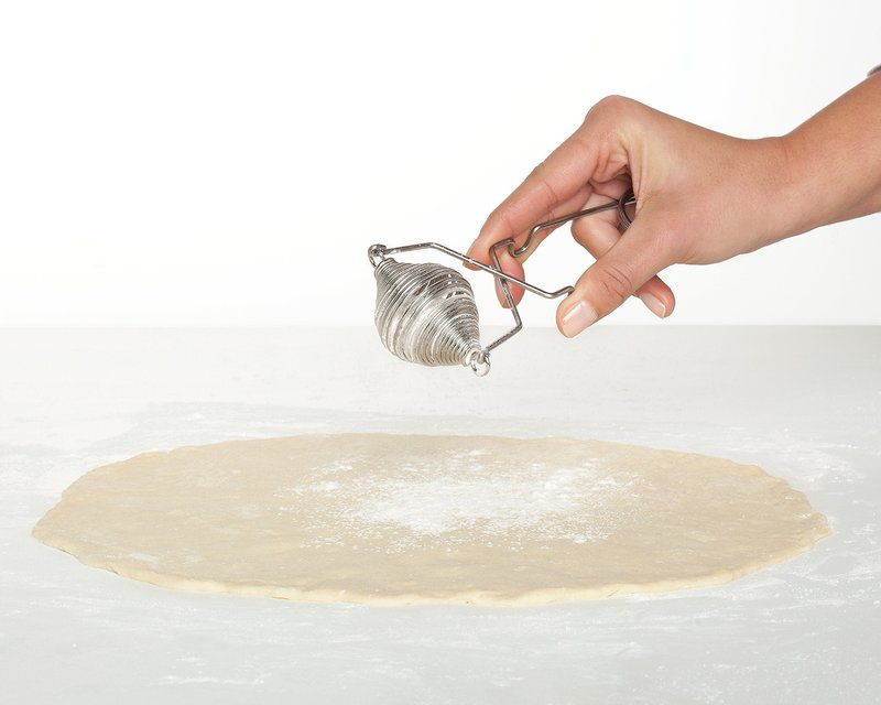 Mrs. Anderson’s Baking Flour Dusting Wand with 18/8 Stainless Steel Mesh, 5-Ounce Capacity