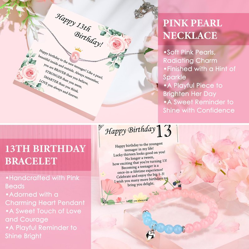 13th Birthday Gifts for Girls 13 Year Old Girl Birthday Gift for 13 Years Old Girl Gifts Trendy Stuff Cool Things for 13 Year Olds Teen Girls Teenager Happy 13th Decorations Present Ideas with Tumbler