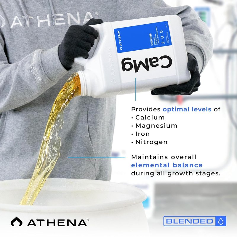 Athena Blended CaMg | Calcium & Magnesium Supplement for Plants | Cal Mag Fertilizer | NPK 2-0-0 | 32 Ounce