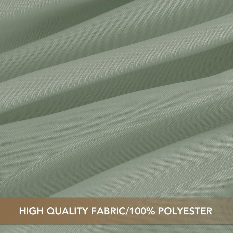sancua Sage Green Tablecloths for 8 Foot Rectangle Tables, 8 Pack - Washable Polyester Fabric Table Cloth for Wedding Party, Birthday, Banquet Reception, 60x120 Inch